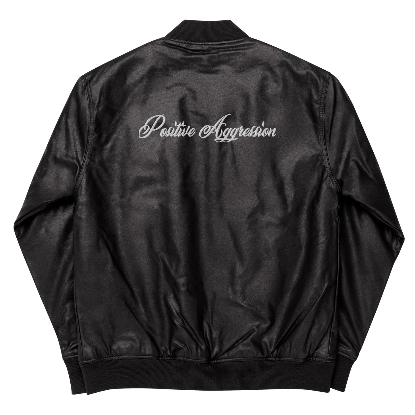 CGC Leather Bomber Jacket